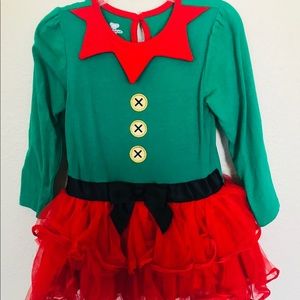 Toddler Elf Christmas Dress